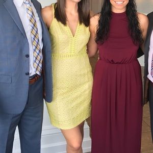 Yellow/green lace dress